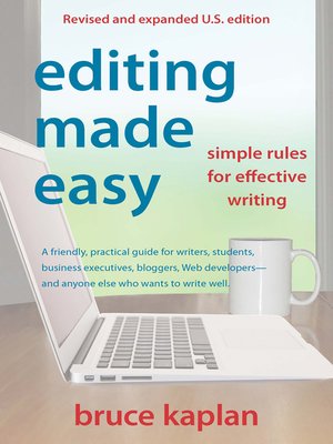 cover image of Editing Made Easy